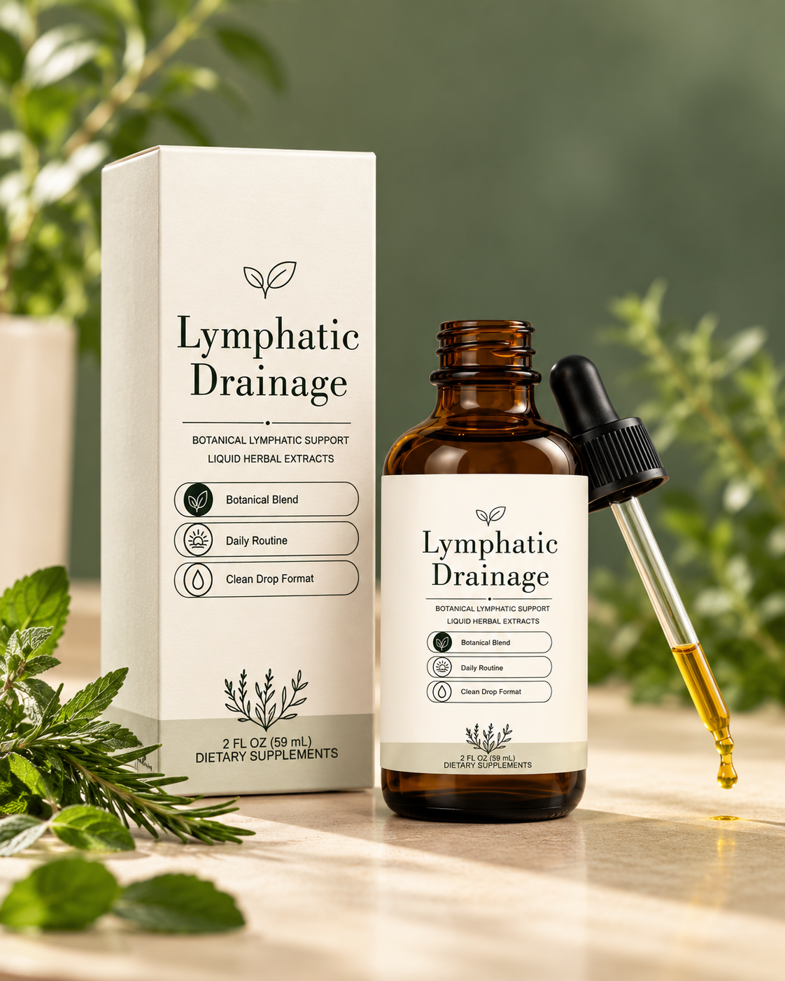 Gouttes de drainage lymphatique oxylora